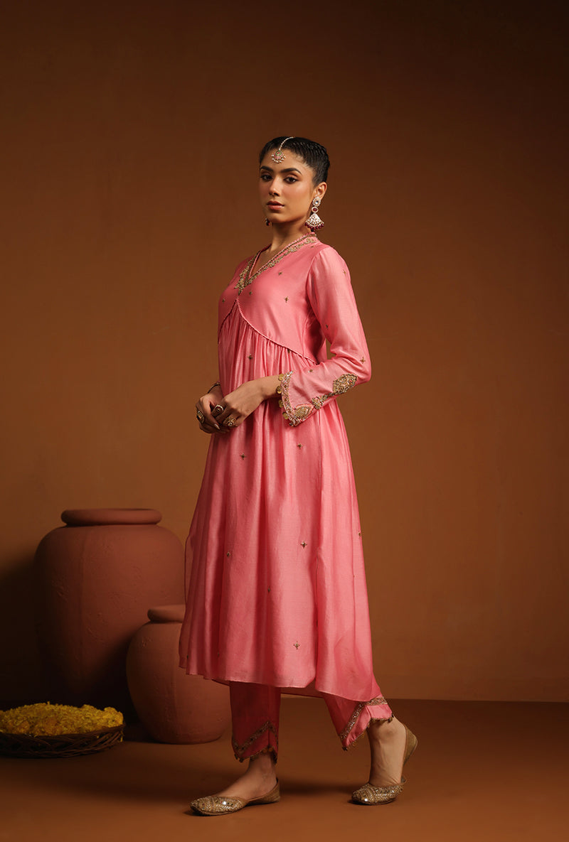 Pink Chunnat Ishq Kurta Set