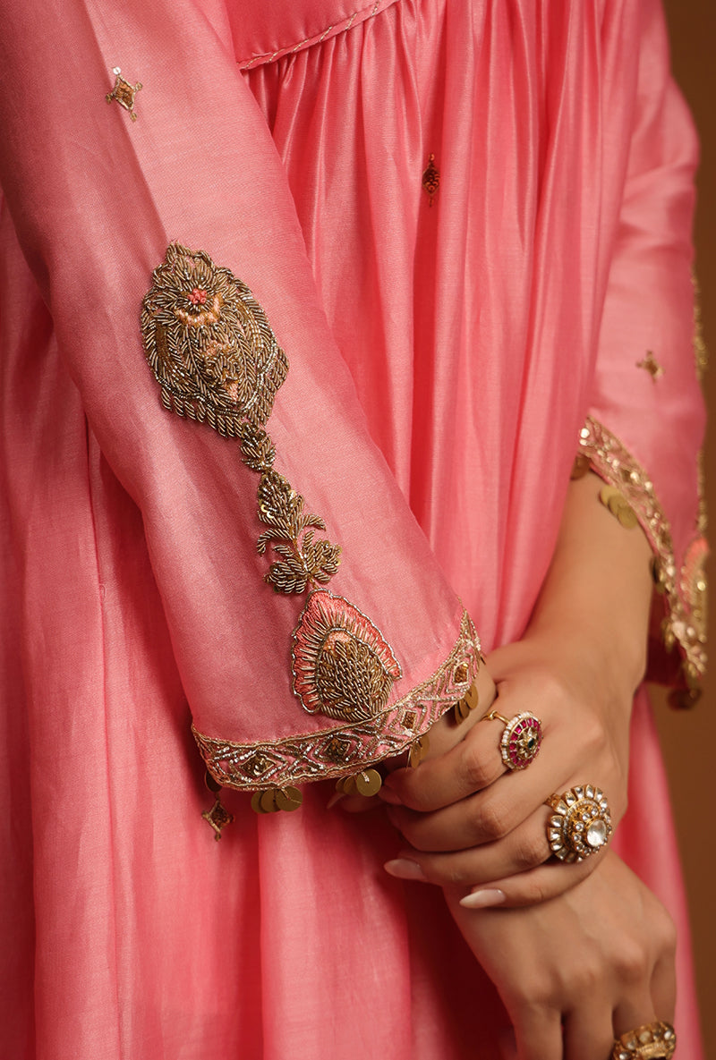 Pink Chunnat Ishq Kurta Set