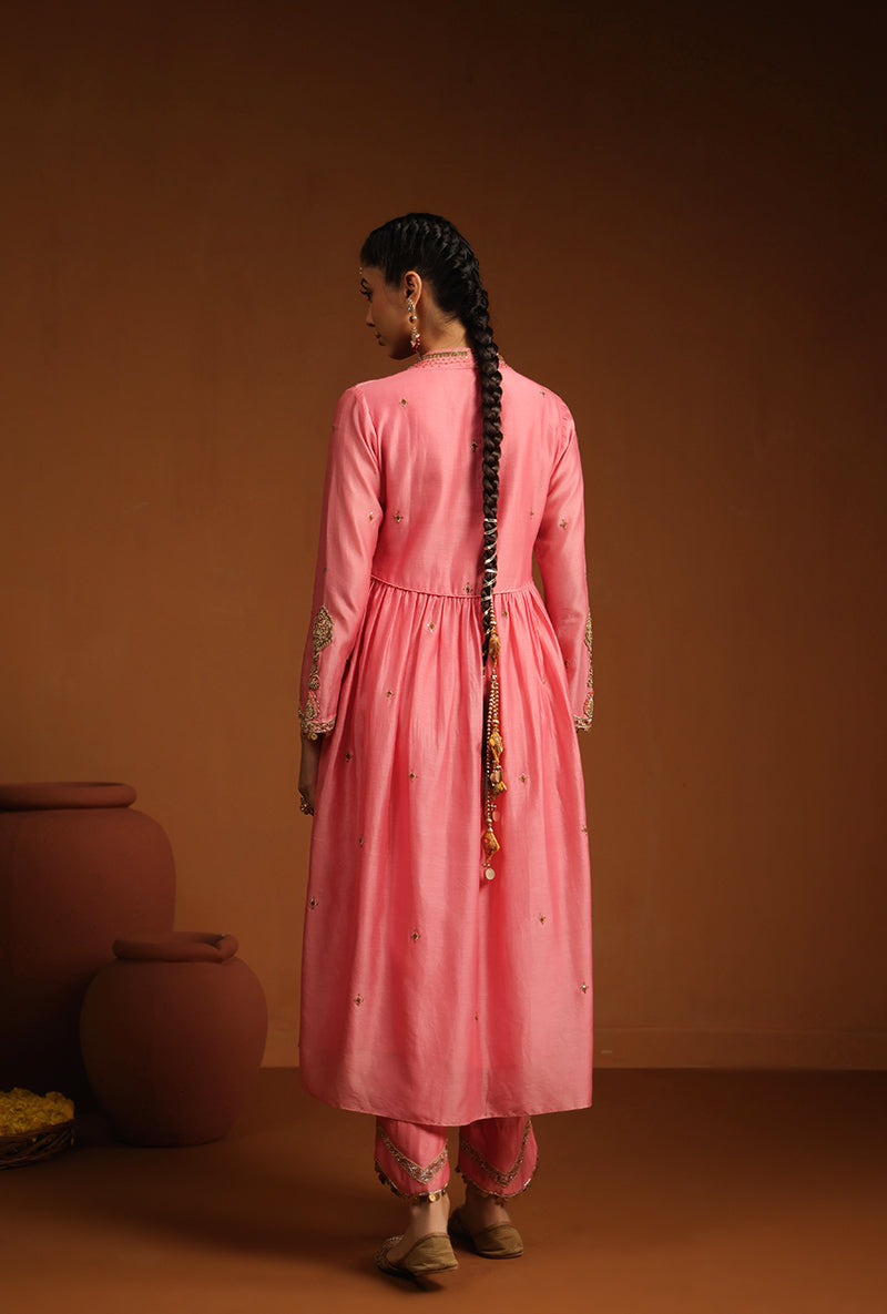 Pink Chunnat Ishq Kurta Set