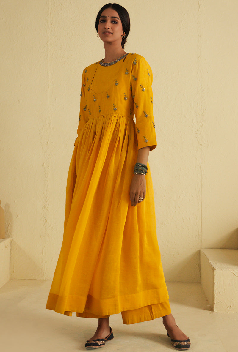 Yellow Yoke Noorie Kurta Set
