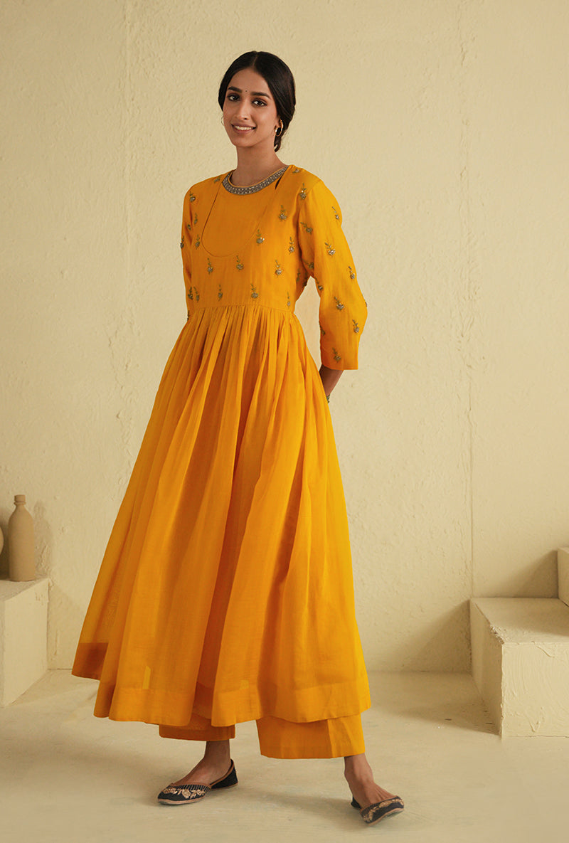 Yellow Yoke Noorie Kurta Set