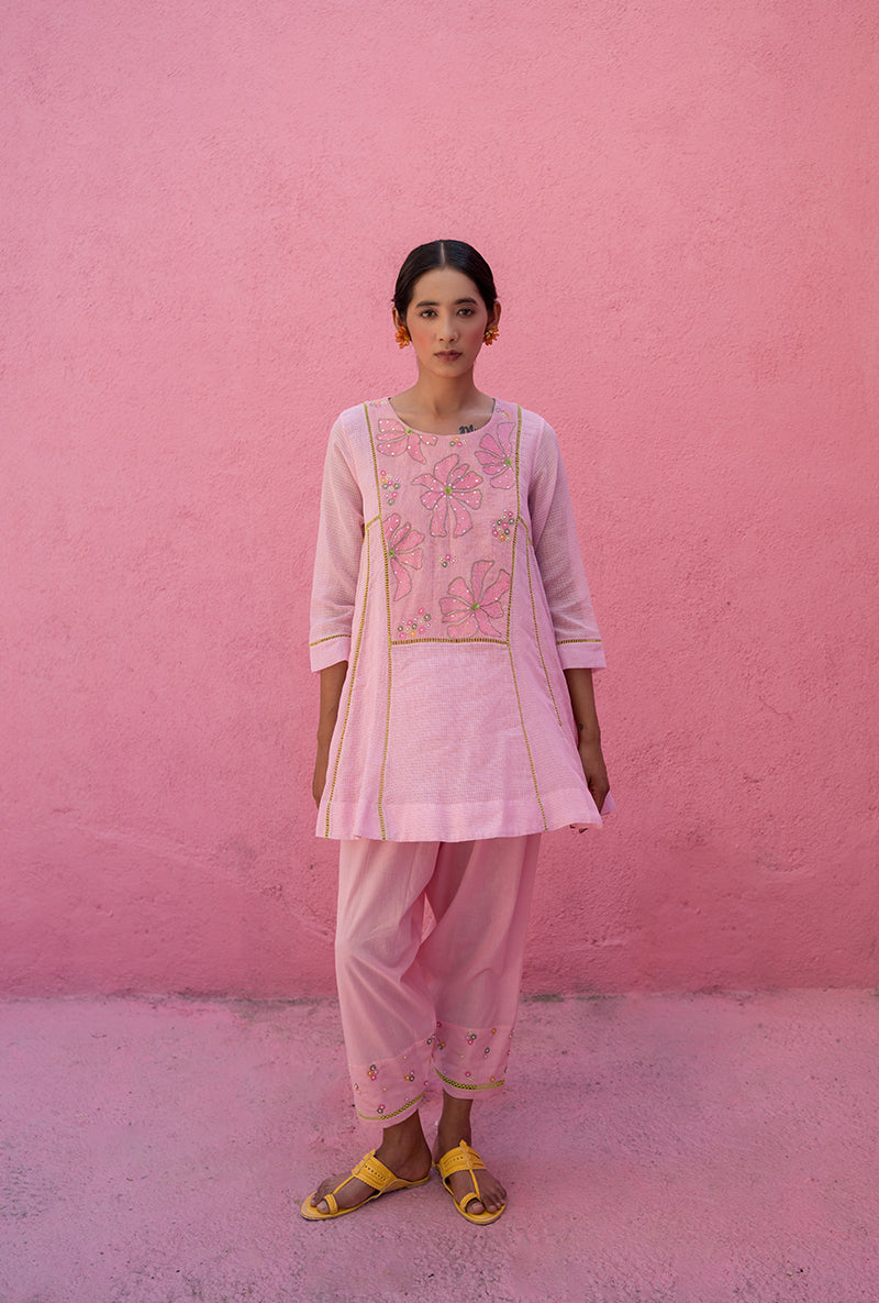 Baby Pink Candy Crush Salwar Set