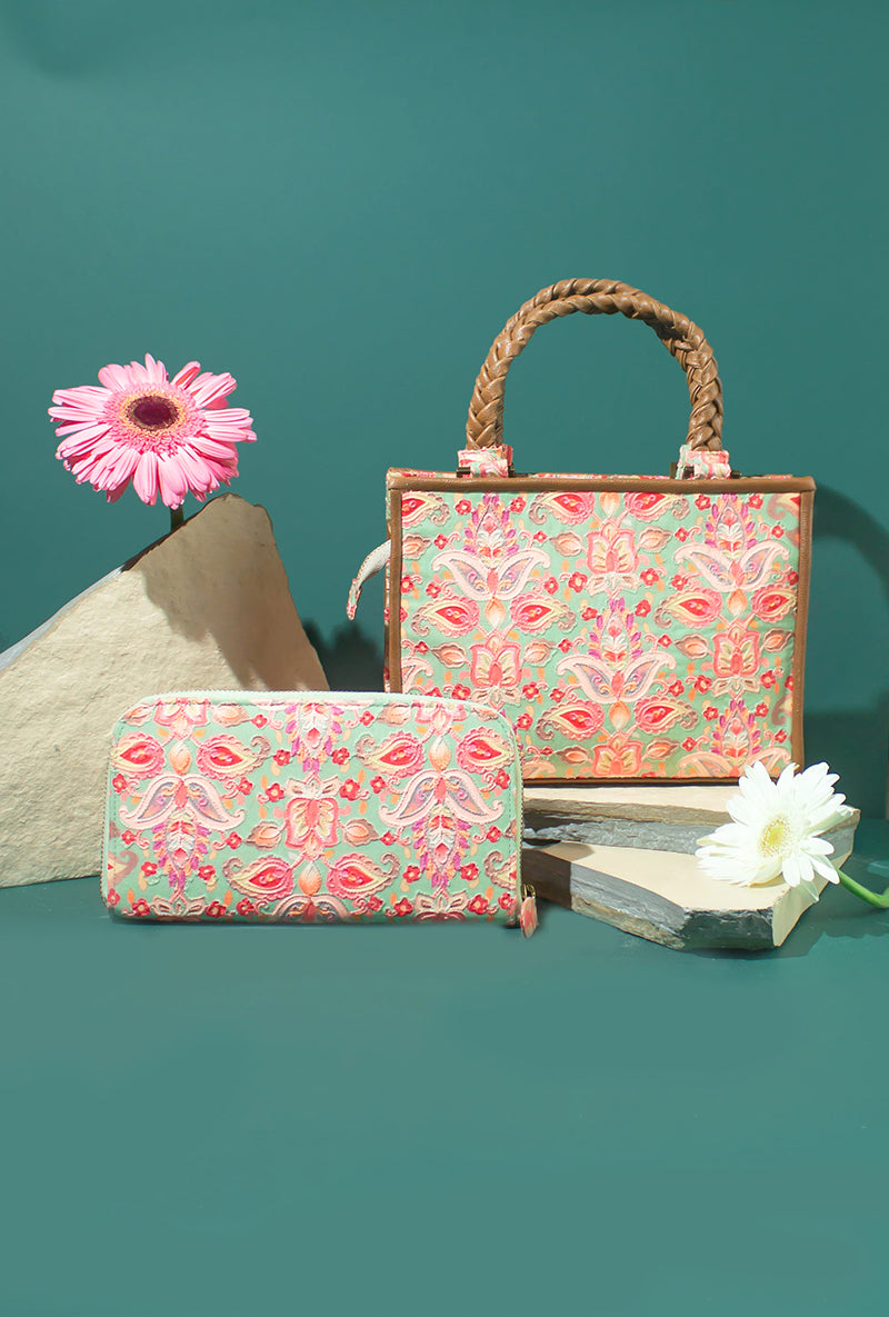 Multi Color Wild Bloom Wallet