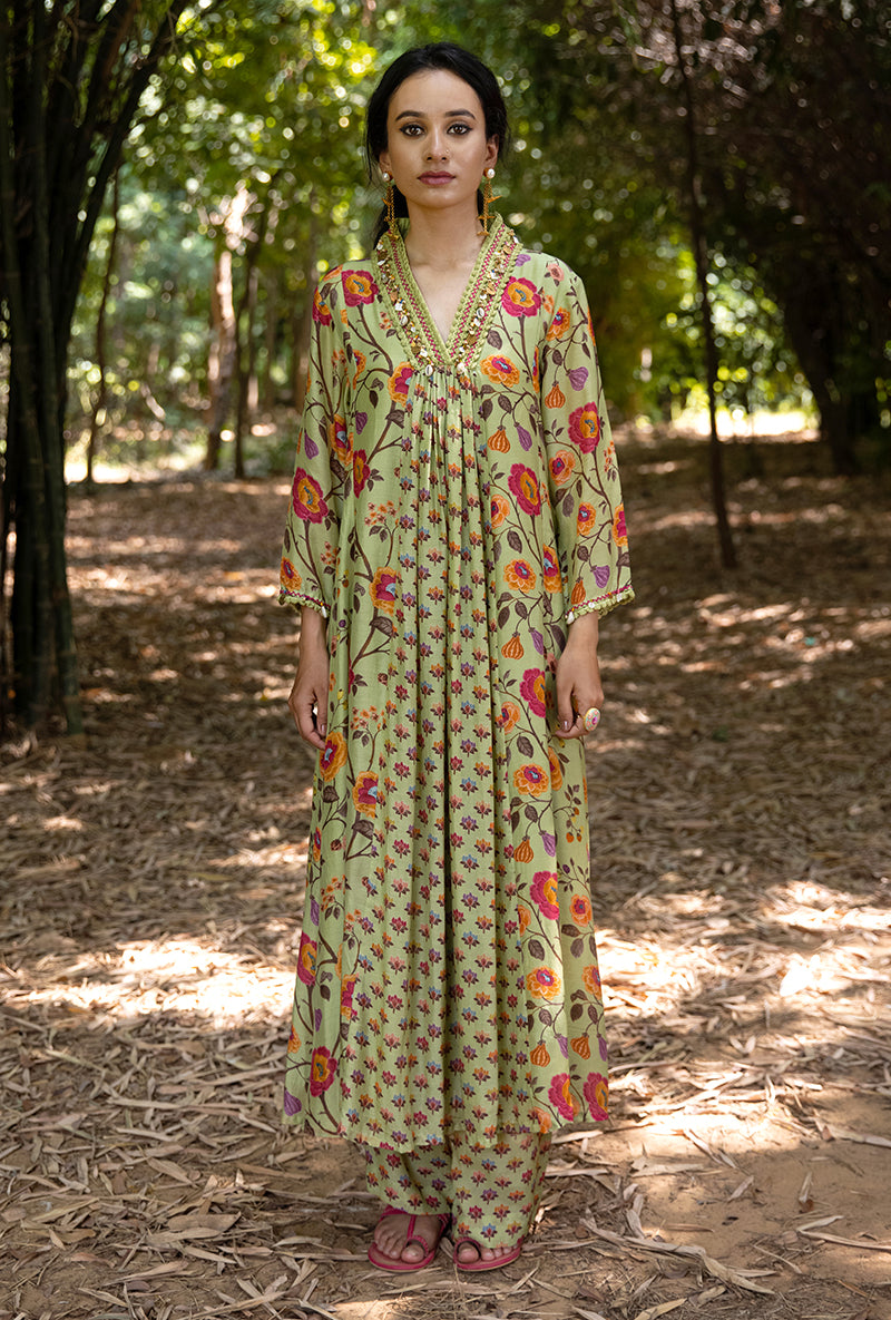 Green Shell Amaaya Kurta Set