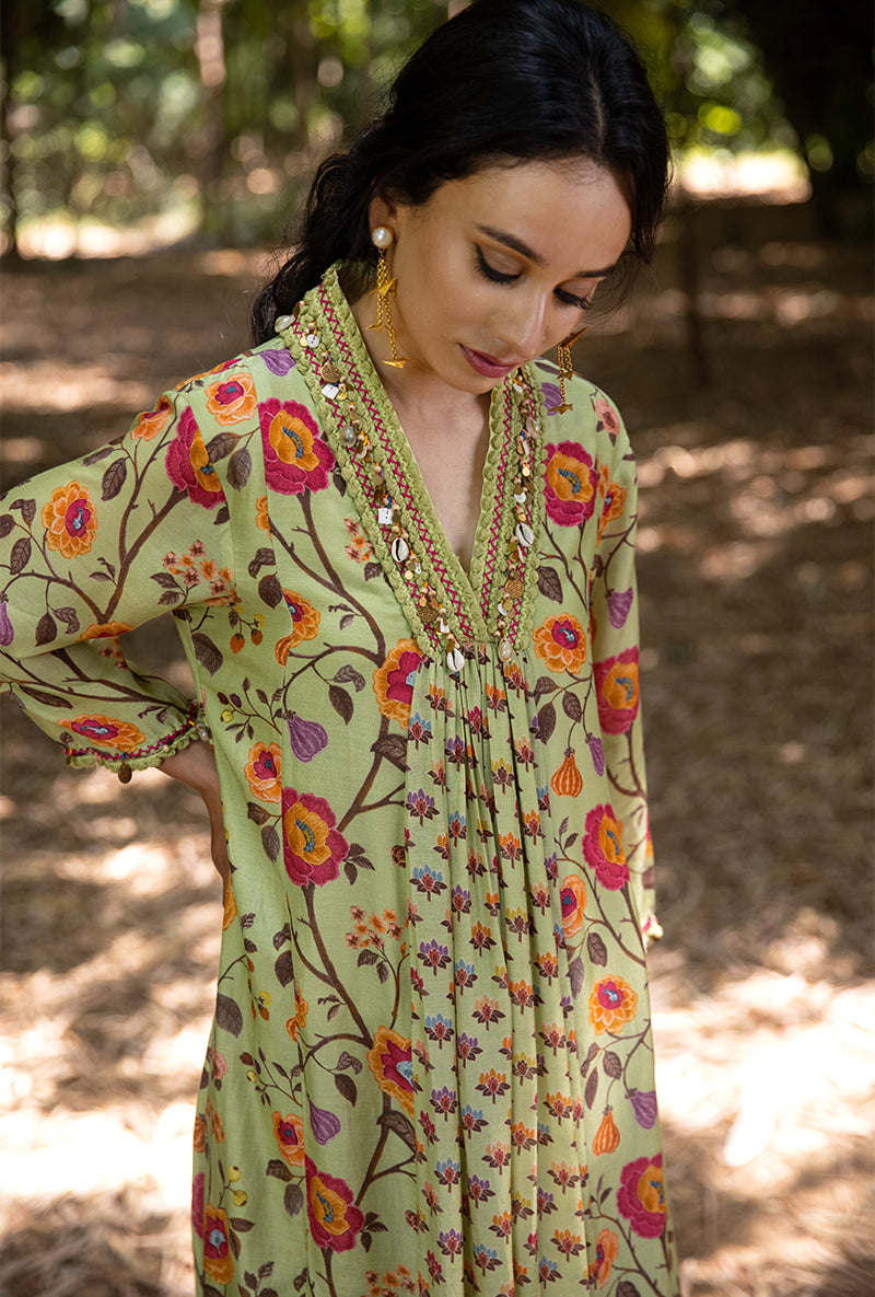 Green Shell Amaaya Kurta Set