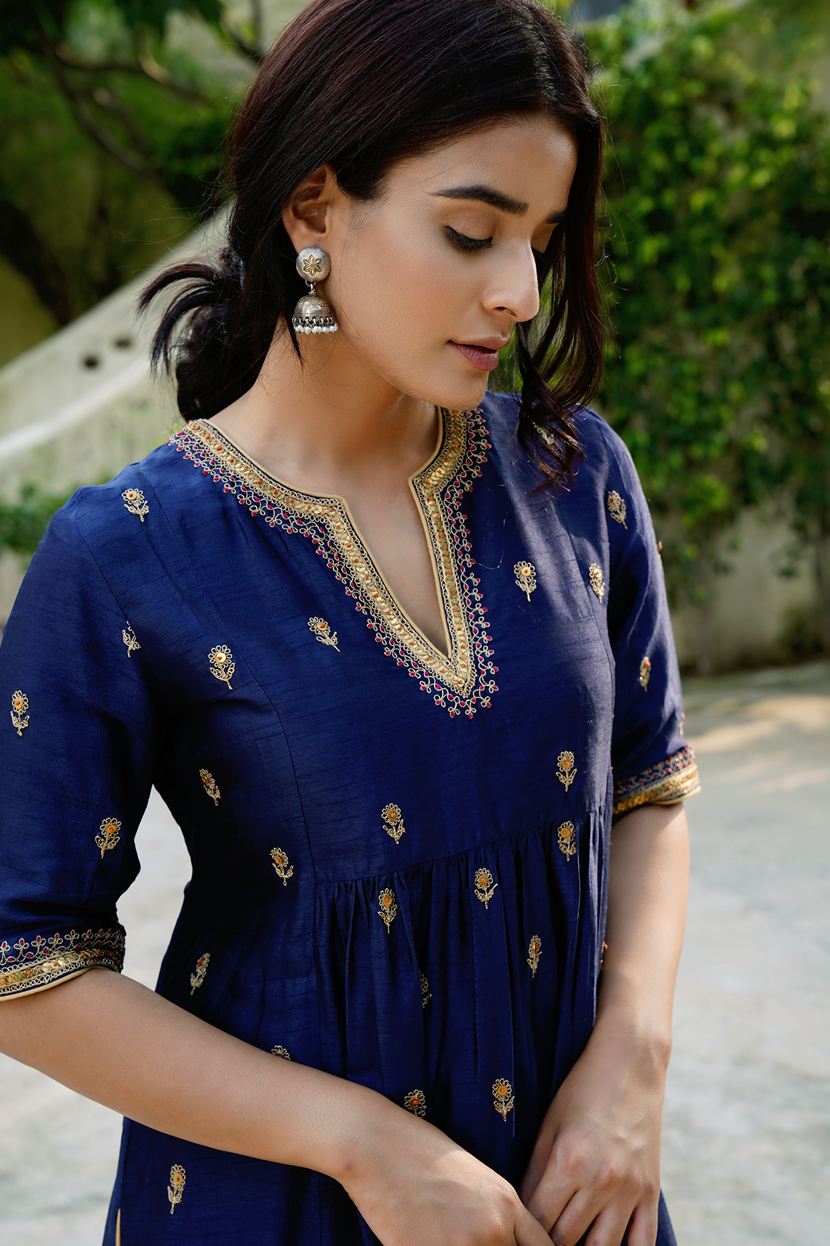 Navy Husna Sitara Set