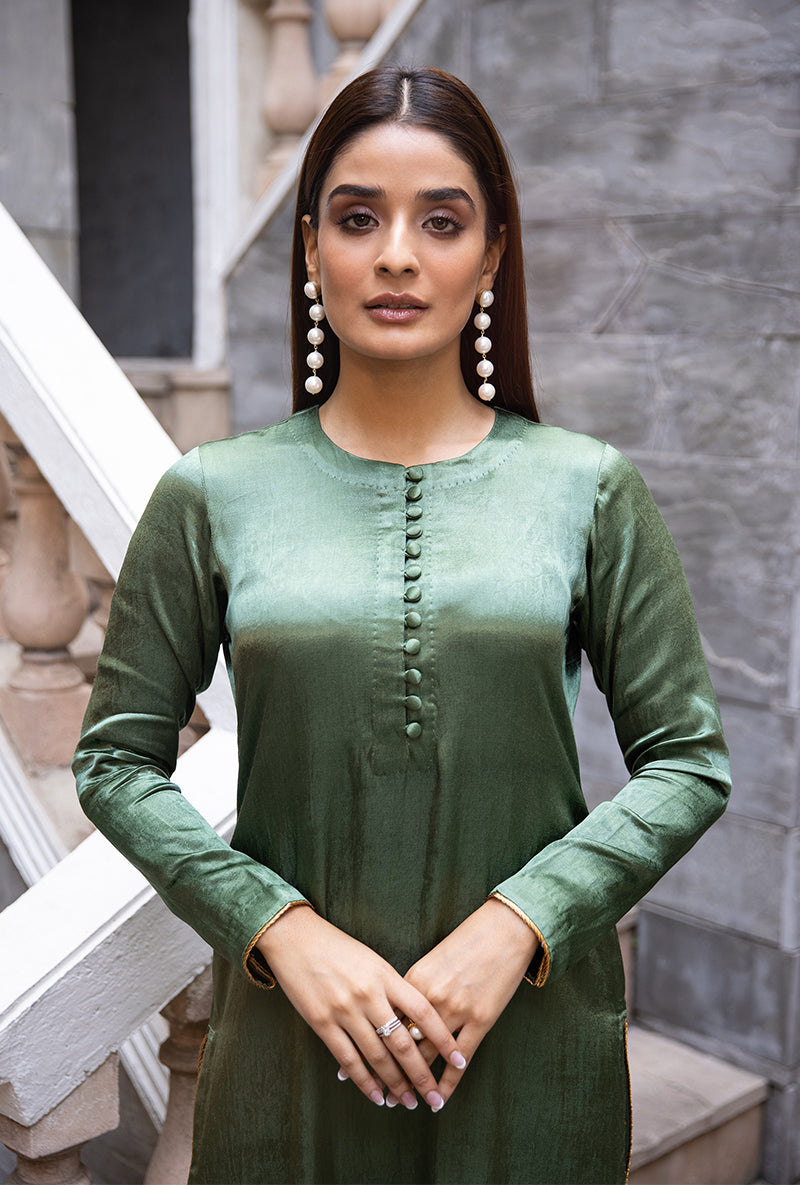 Natural Shawl Ruhaani Kurta Set