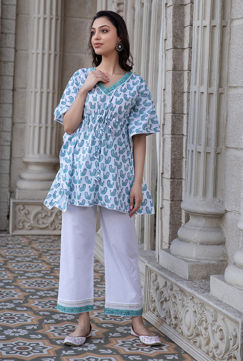 Blue Mayuri Lounge Wear Set