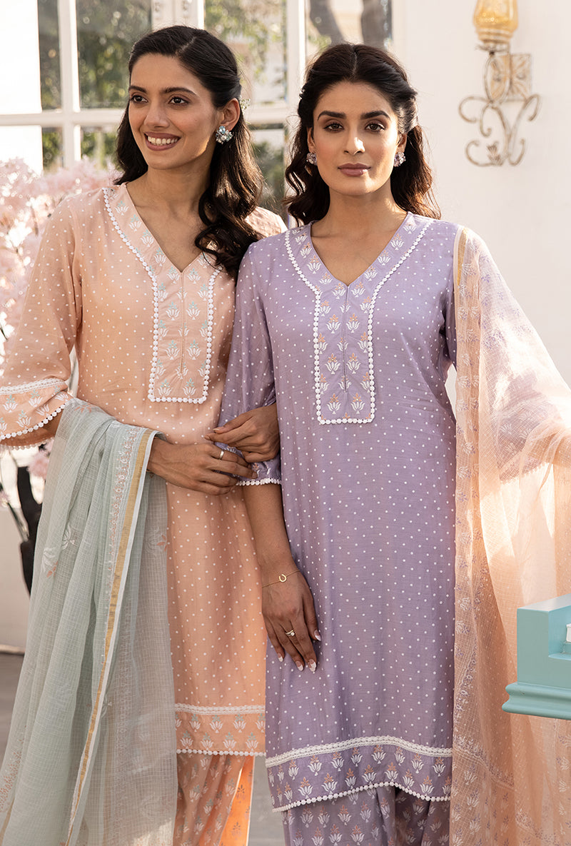 Lavender Salwar Aisha Kurta Set