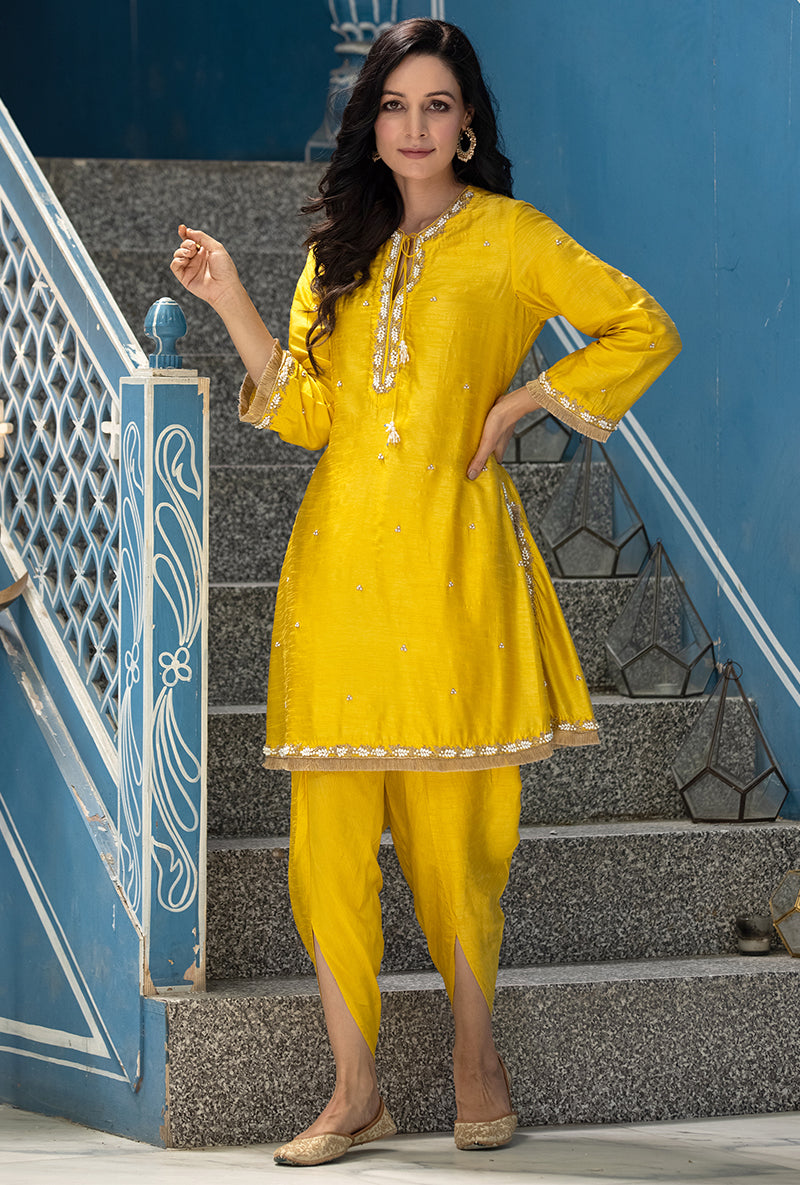 Yellow Tulip Ameera Kurta Set