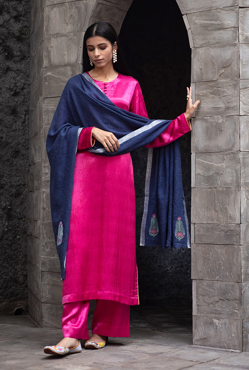 Blue Ruhaani Shawl