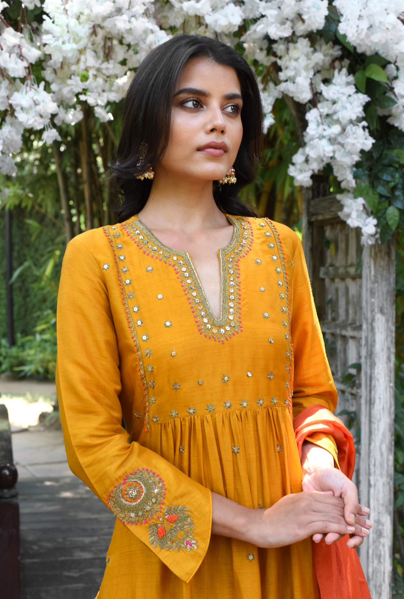 Mustard Heer Sitara Set