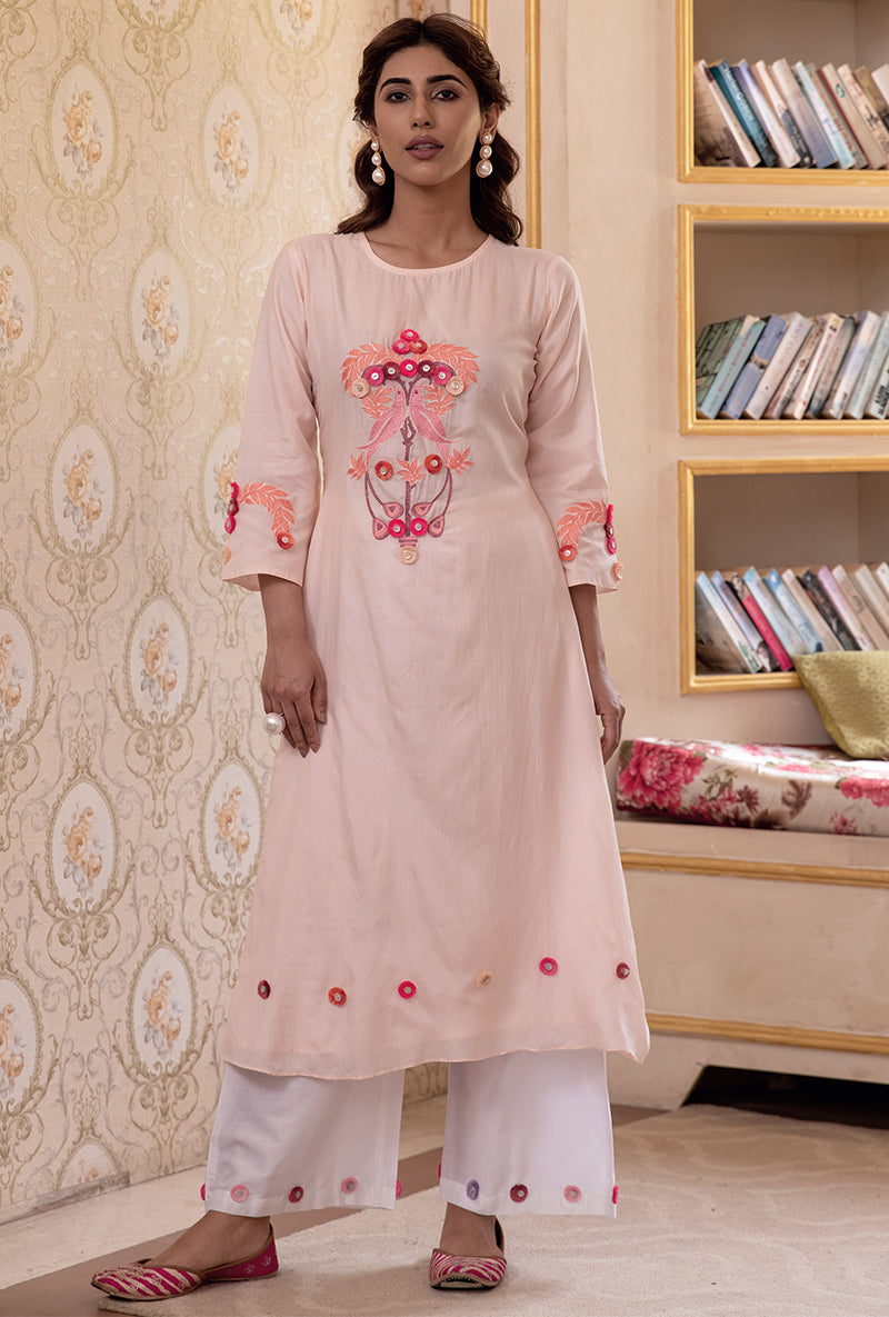 Pink Parrot Akai Tunic Set