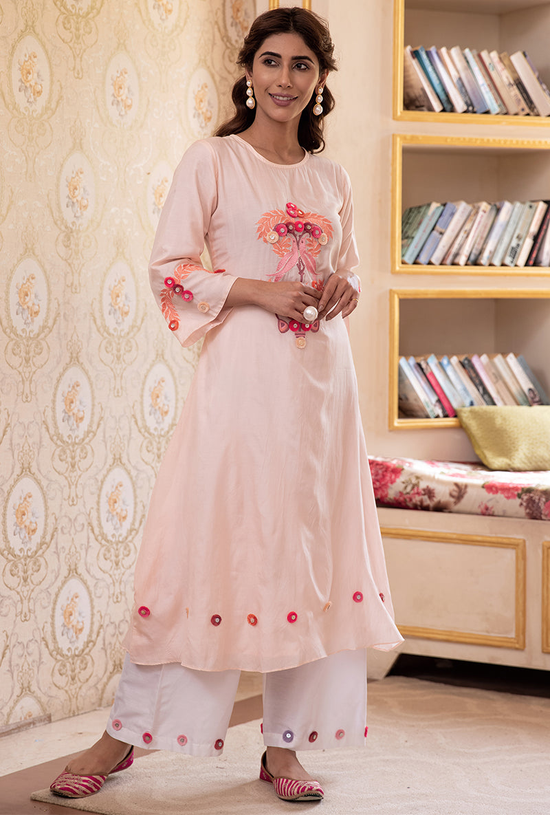 Pink Parrot Akai Tunic Set