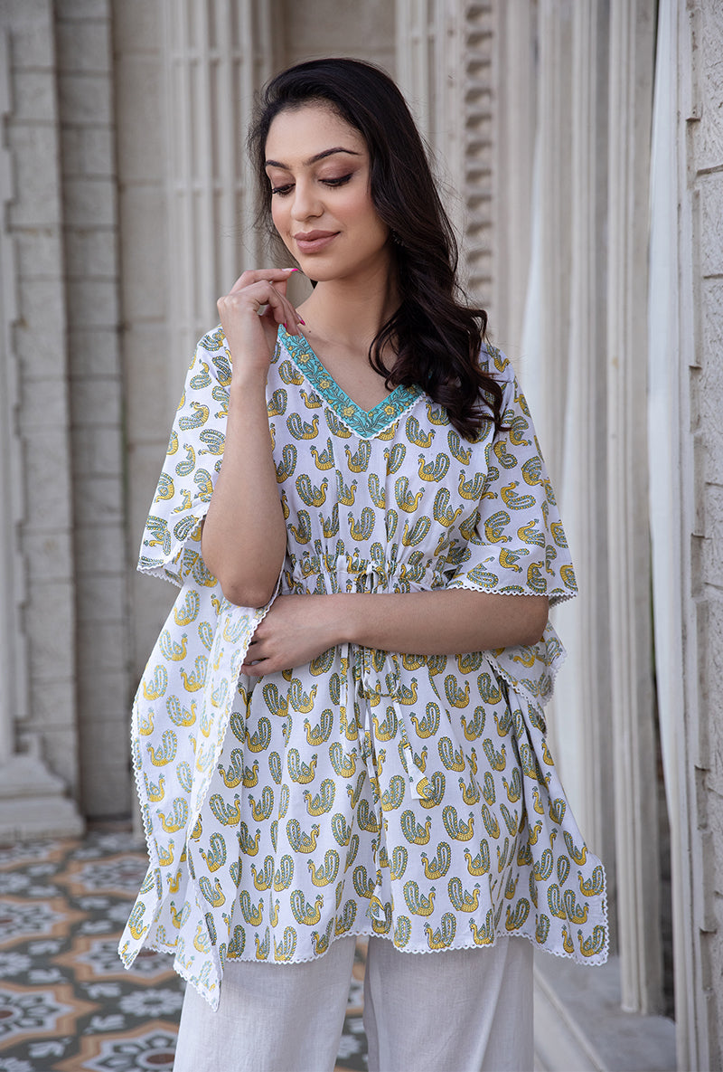 Yellow Mayuri Lounge Wear Set