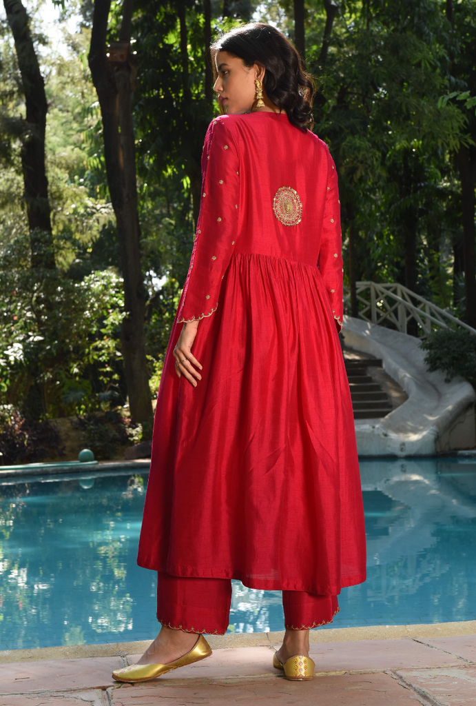 Pink Mandala Kurta Set