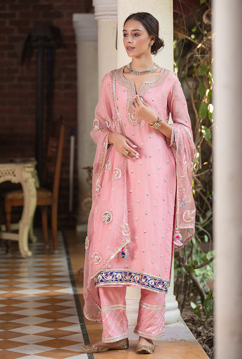 Pink Chaand Hasrat Kurta Set