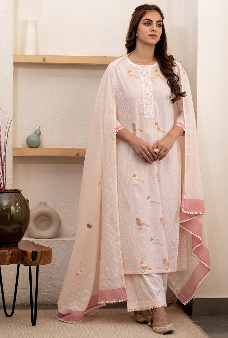 Pink Pihu Classic Kurta Set
