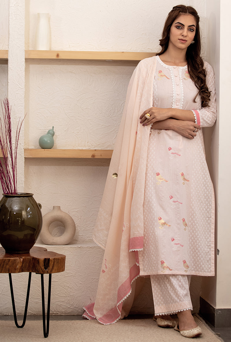 Pink Pihu Classic Kurta Set