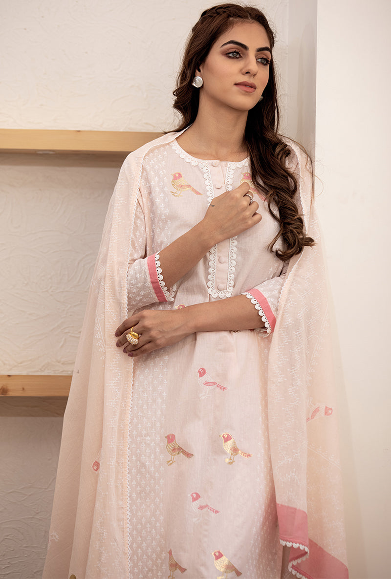 Pink Pihu Classic Kurta Set