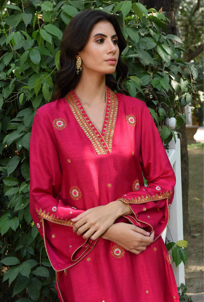Pink Single Mandala Butti Set
