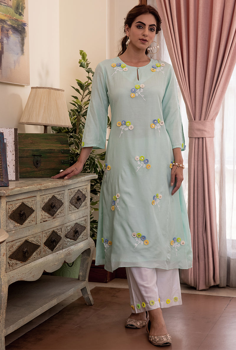Aqua Gypsy Akai Tunic Set