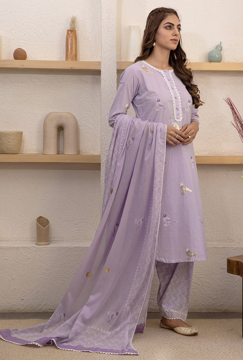 Lavender Pihu Salwar Kurta Set