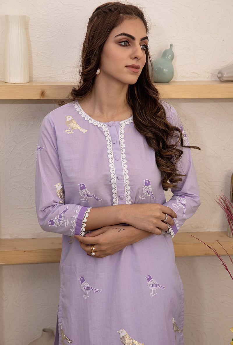 Lavender Pihu Salwar Kurta Set