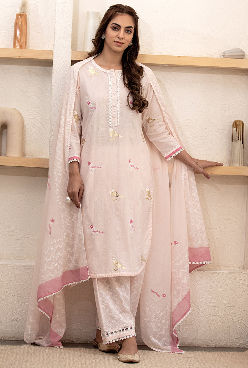 Pink Pihu Salwar Kurta Set