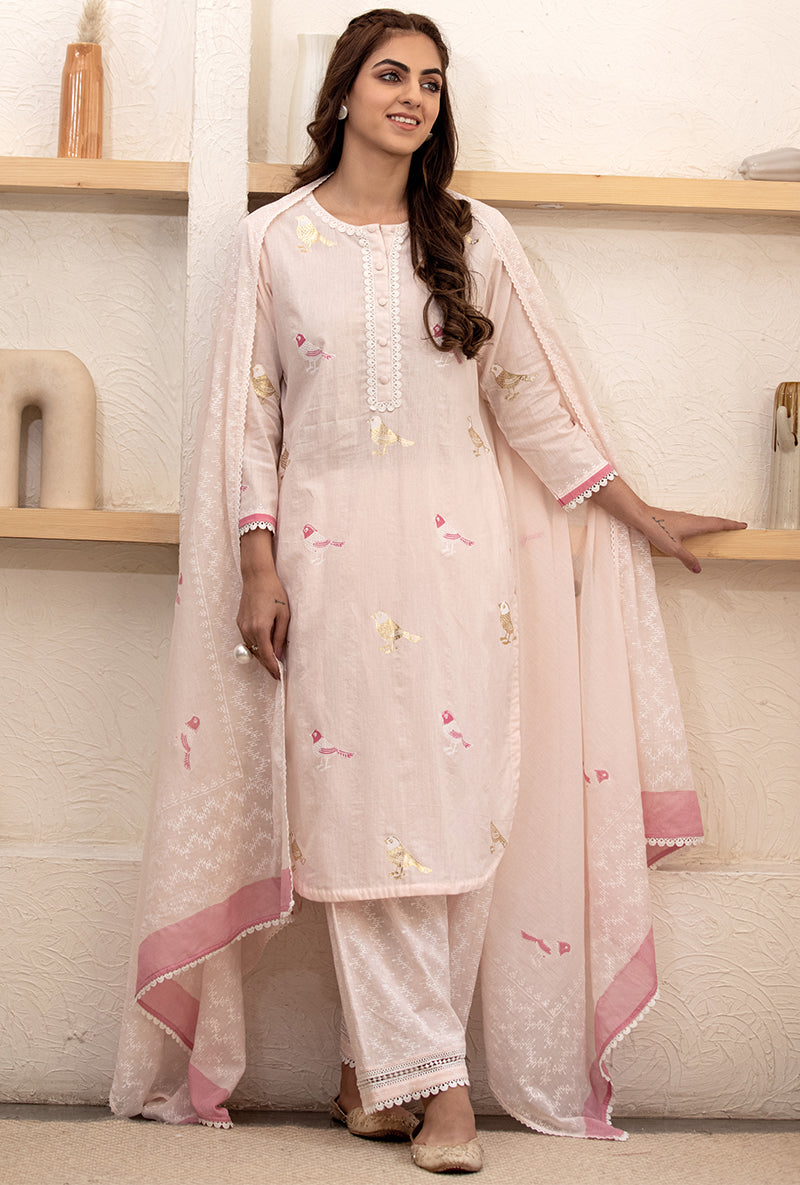 Pink Pihu Salwar Kurta Set