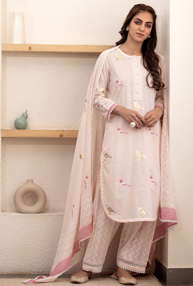 Pink Pihu Salwar Kurta Set