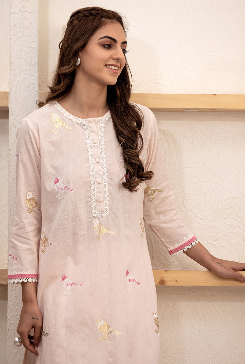 Pink Pihu Salwar Kurta Set