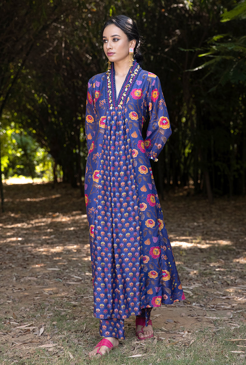 Blue Shell Amaaya Kurta Set