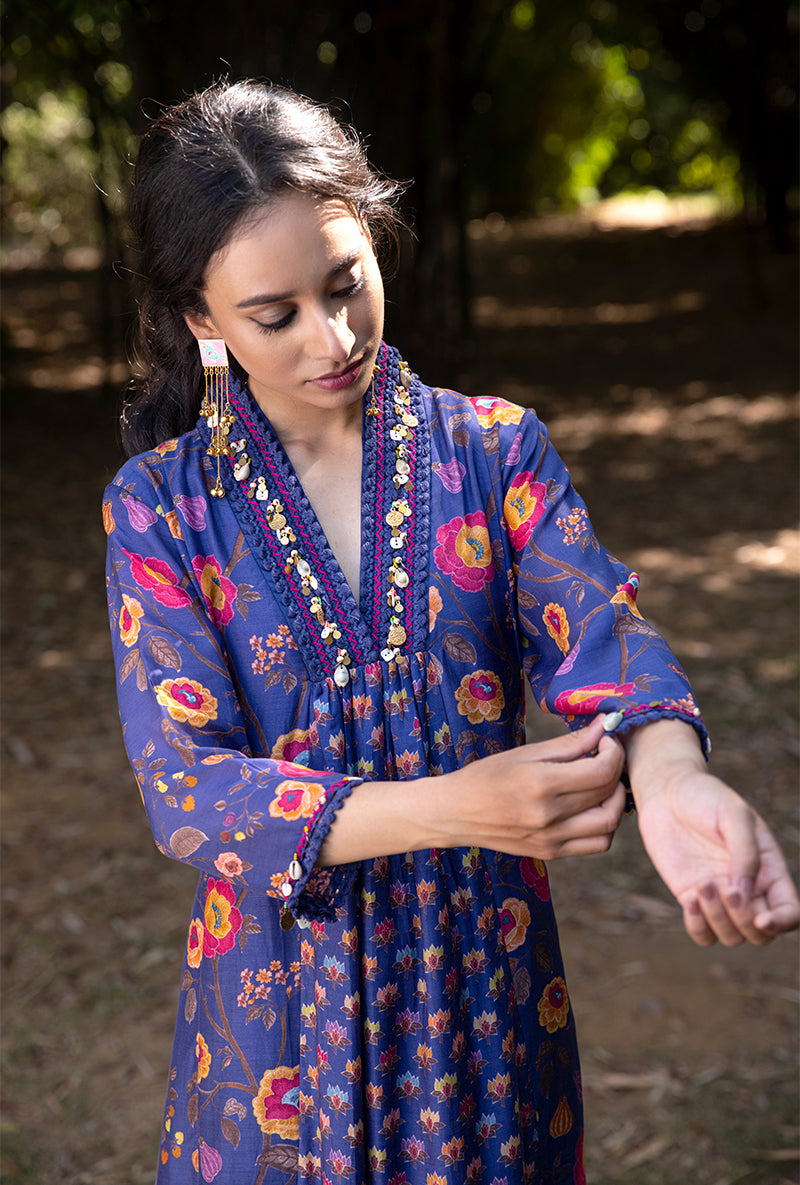 Blue Shell Amaaya Kurta Set