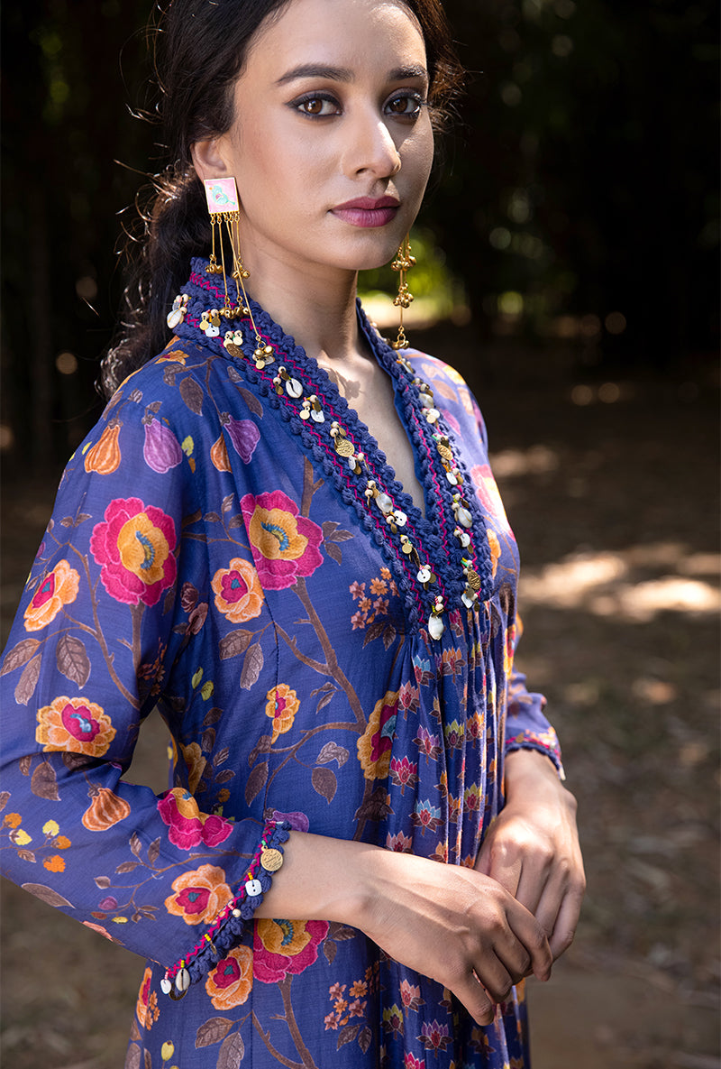 Blue Shell Amaaya Kurta Set