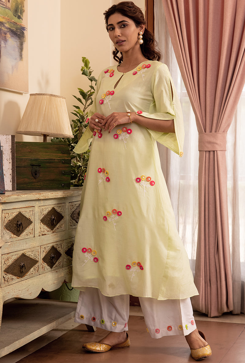 Mint Green Gypsy Akai Tunic Set