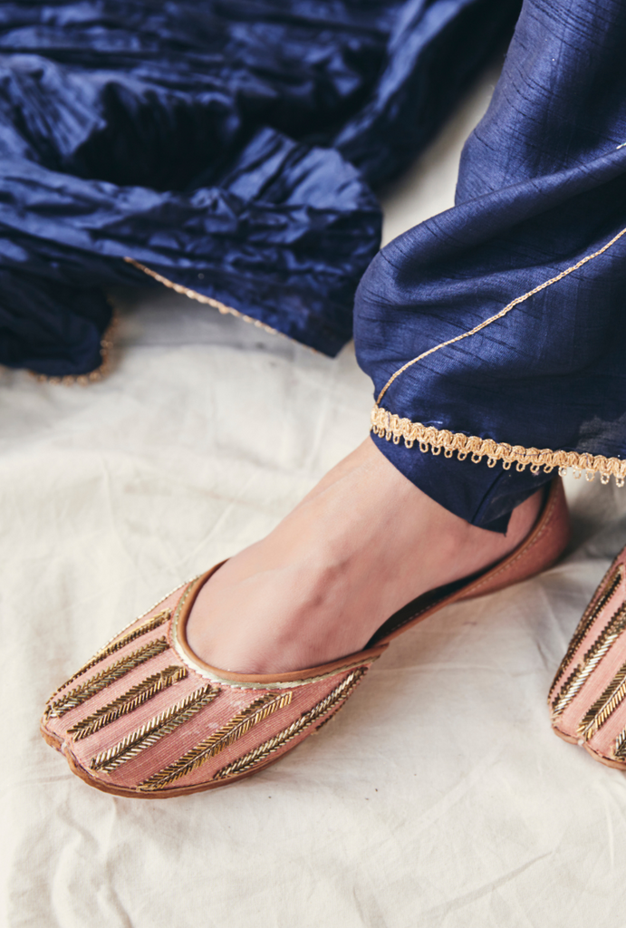 Blue Poshak Meera Anarkali Set