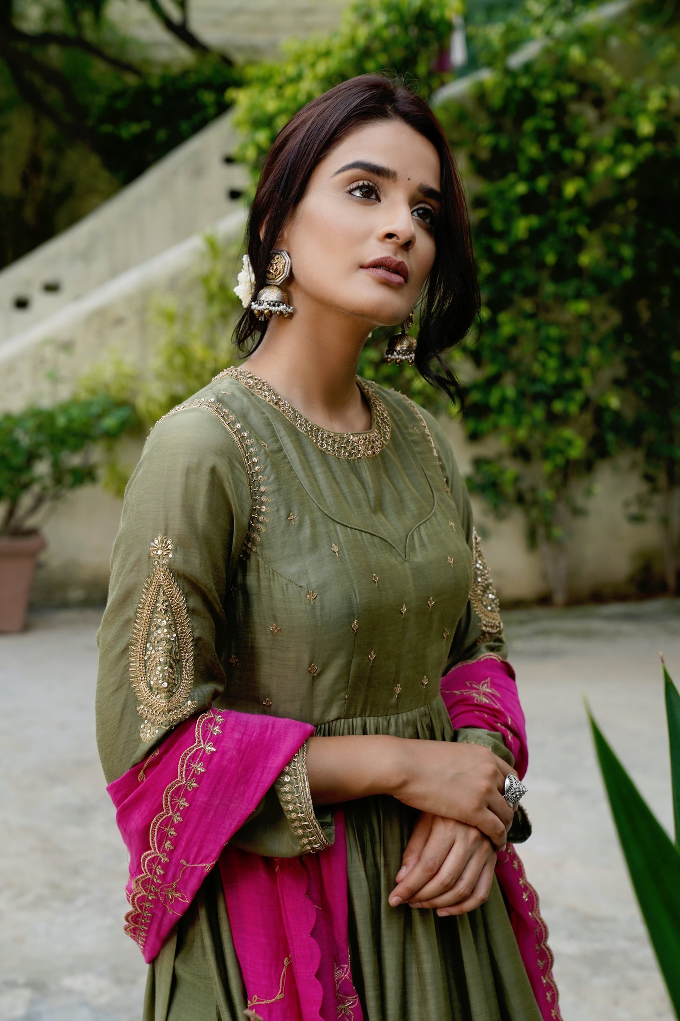 Green Bahaar Kurta Set