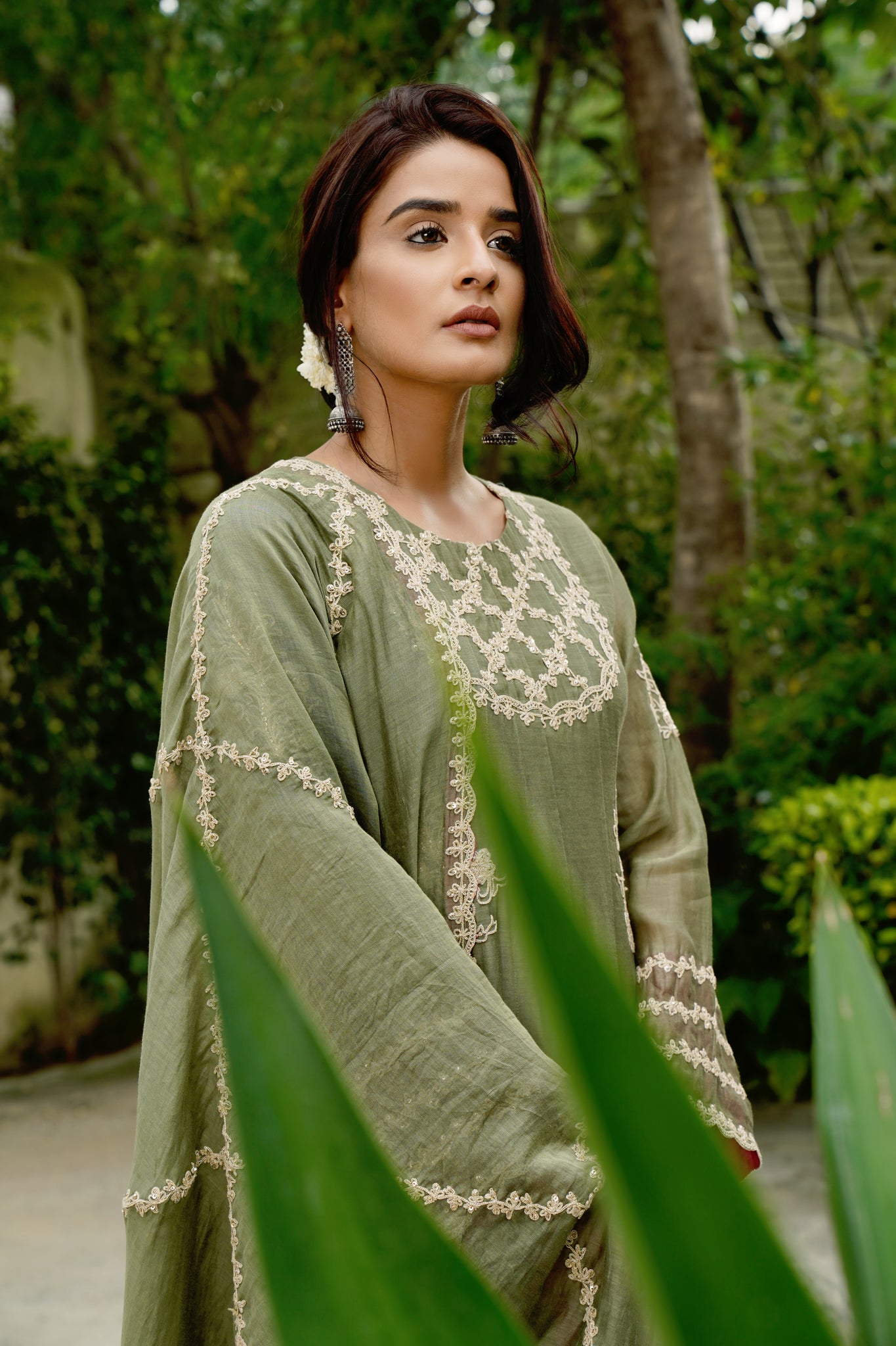 Green Meher Kurta Set