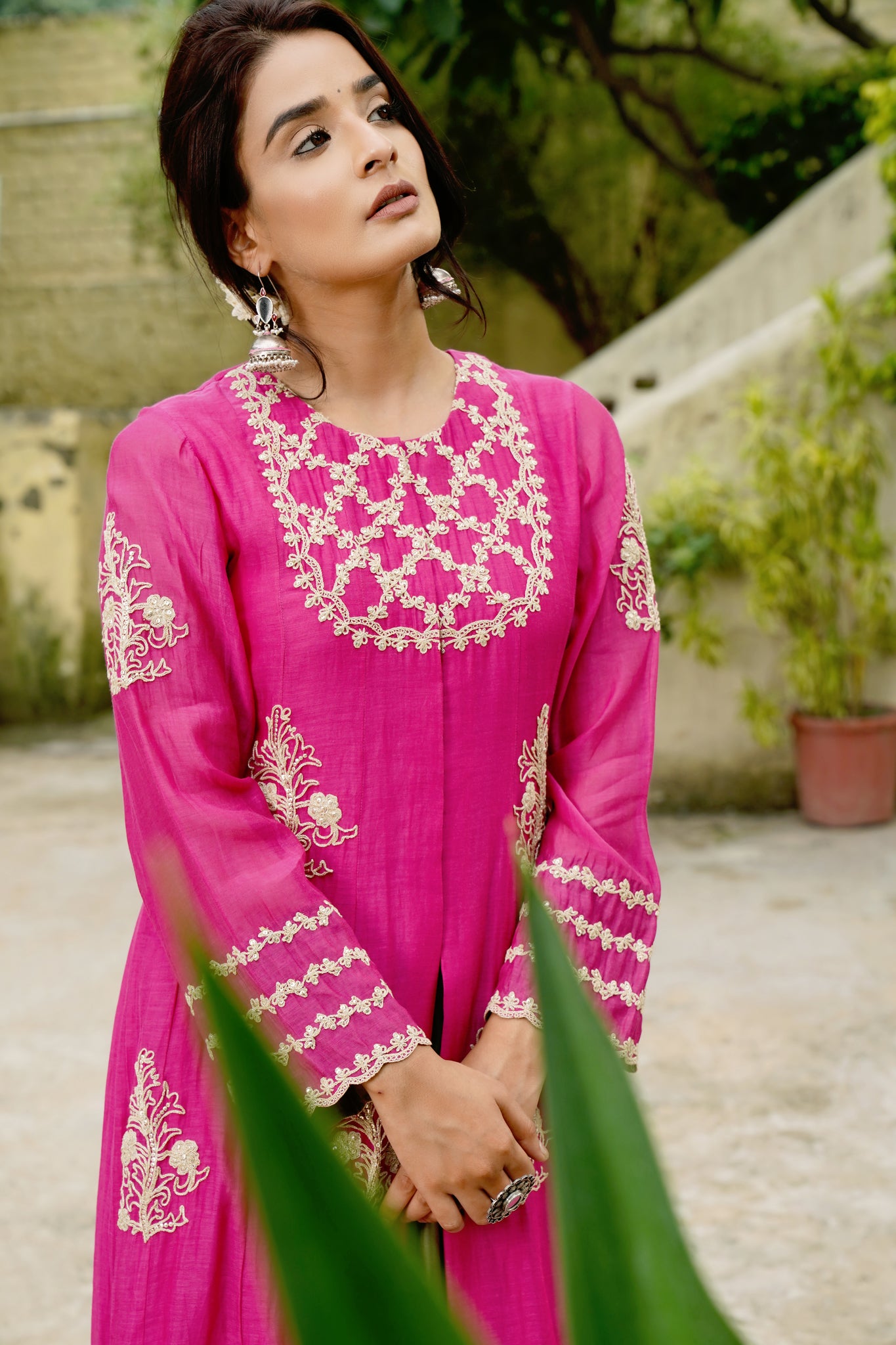 Pink Meher Kurta Set