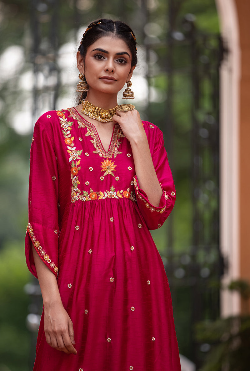 Rani Floral Sitara Husna Kurta Set