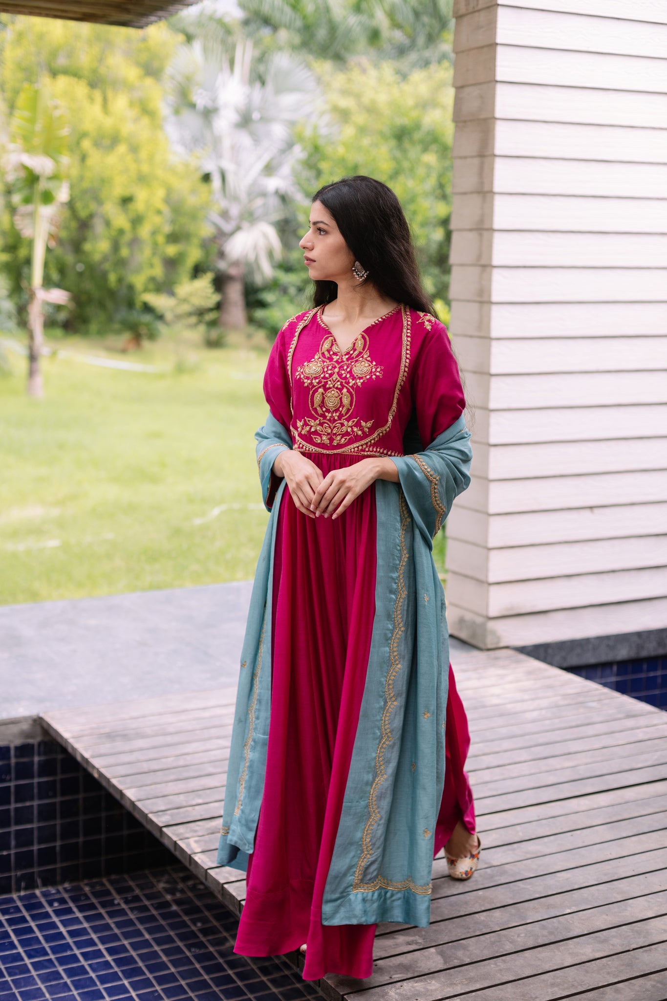 Rani Mughal Dori Kurta Set