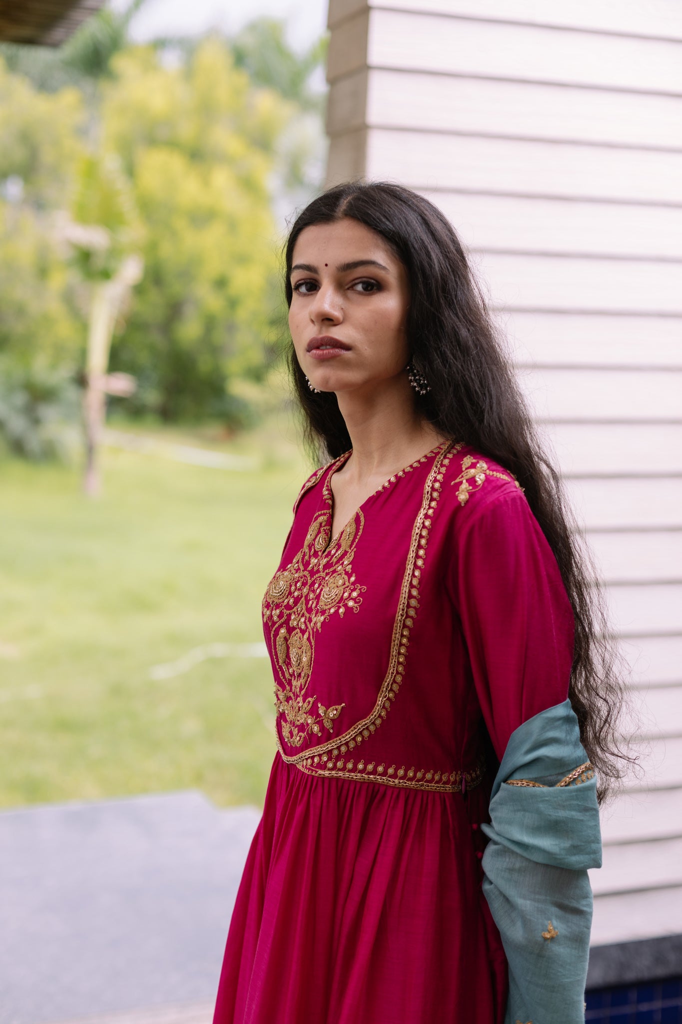 Rani Mughal Dori Kurta Set
