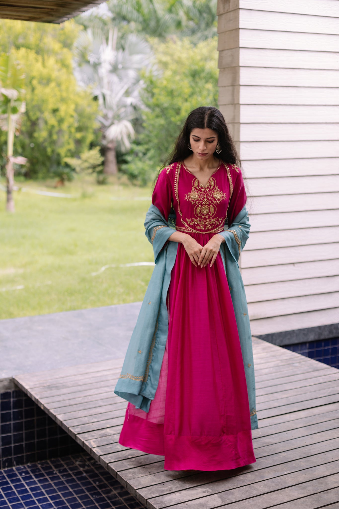 Rani Mughal Dori Kurta Set